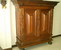 tn 1 BEAUTIFUL SOLID-OAK LOUNGE CUPBOARD 