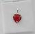 tn 1 Silver Jewellry, Red Heart Stone Pendant