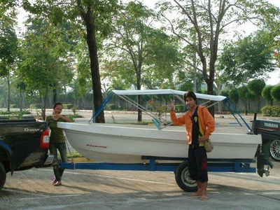 pic 9ft fishing boat with outboard