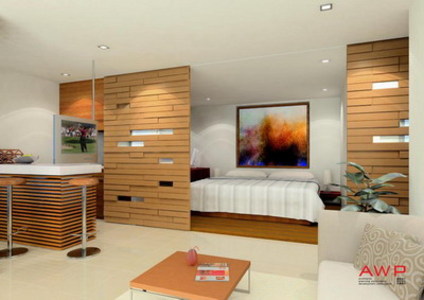 pic Very modern one-bedroom apartments 