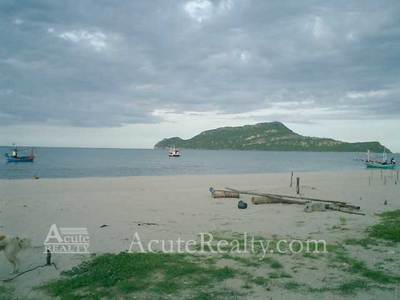 pic  Sea Side Beautiful land in pranburi 