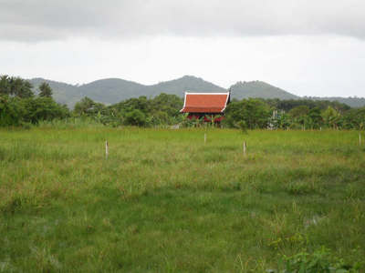 pic Flat land & small canal running behind