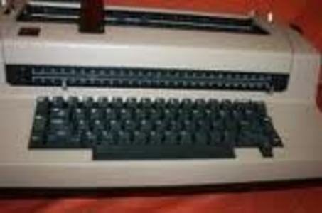 pic IBM Selectric typewriter with ribbons