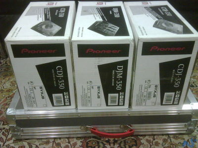 pic 2X PIONEER CDJ-350 Turntable + DJM-350 M