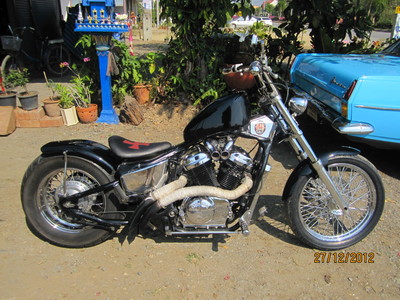 pic custom bobber honda steed 4oocc for sale