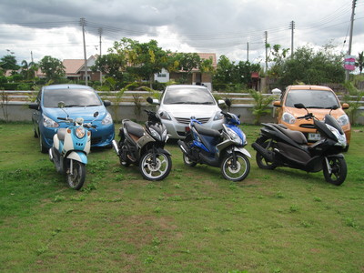 pic Car and motorbike for rent Hua-hin