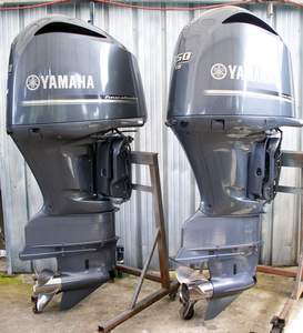 pic  USED YAMAHA 90HP 4-STROKE OUTBOARD BOAT