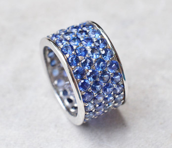 pic Natural Sapphire Ceylon Ring