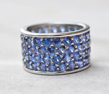 pic Natural Sapphire Ceylon Ring