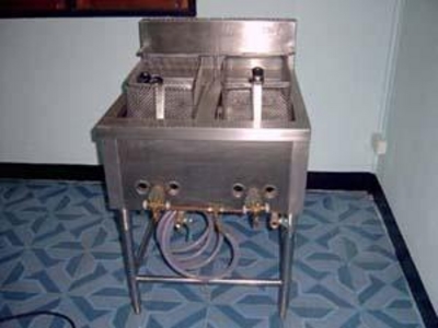 pic Double basket chip fryer
